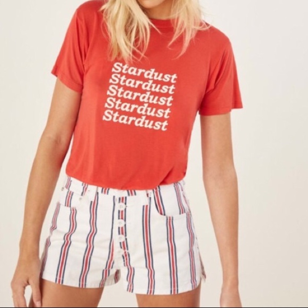 NWT Reformation Grenada Stripe Charlie Shorts